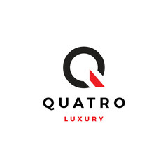 q letter mark initial logo vector icon illustration