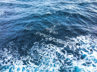The waves of the sea water. Ocean Background