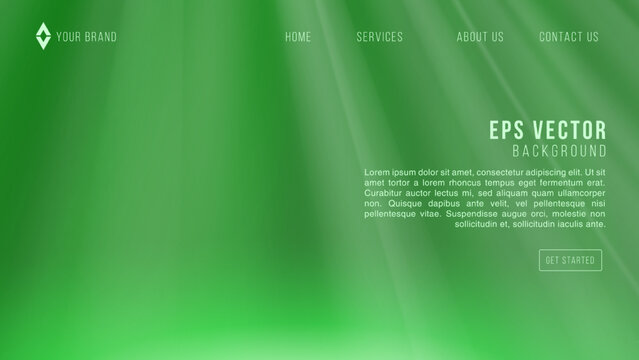 Green Web Design Abstract Background Lemonade EPS 10 Vector For Website, Landing Page, Home Page, Web Page, Web Template