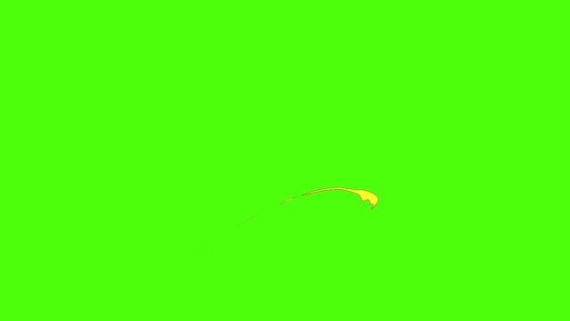 Spiral air flow effects on green screen