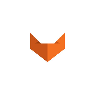 Fox Logo Geometric. Fox Icon Design