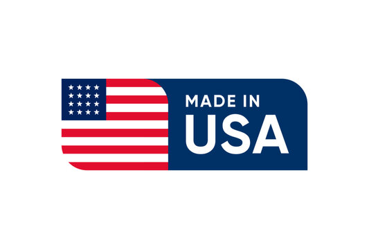 Made In USA Label Banner icon design
