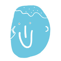 Illustration of an abstract Face/Head