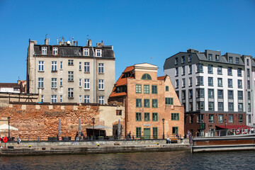  The architecture of the old Gdańsk at the Fish Market / Targ Rybny/ on the Motława riverbank