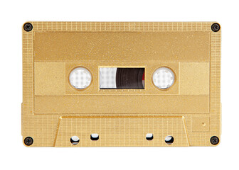 Obraz premium Cassette tape isolated on white background