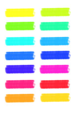 Fototapeta premium rainbow colored tape is perfect for aesthetic note stickers . isolated transparent background png