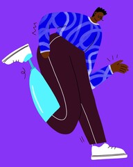 Man with Prosthetic limb