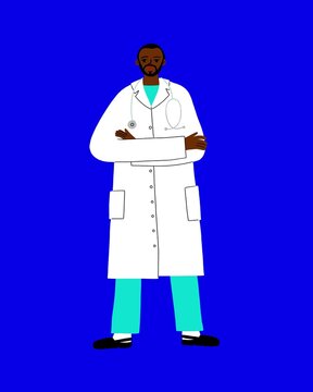 Black male doctor