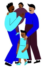 Queer family, nonbinary child