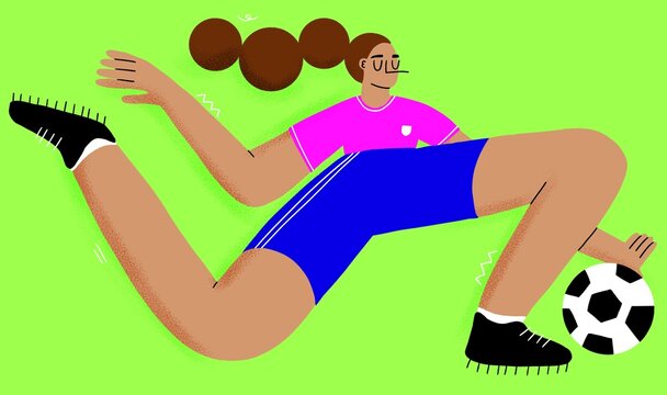 Woman footballer