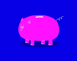 Money bank - financial security