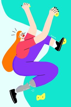 Ginger Woman Climber