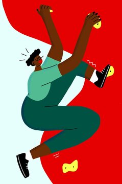 Black Woman Climber