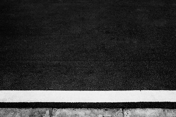 Fototapeta premium abstract Asphalt road surface with white line. texture for add text message or design art work. Concept logistic.