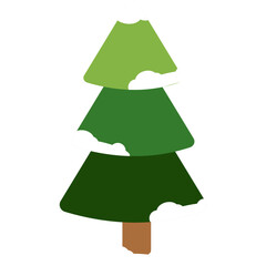 Obraz premium Christmas Tree Shape (6)