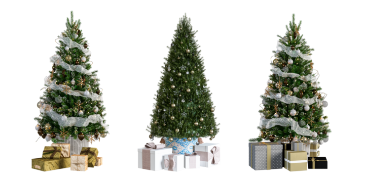 Decorated christmas tree