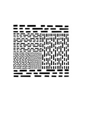 Des rectangle dans des rectangle en formant des rectangles-carré de couleur noire uniforme mais détaillé.