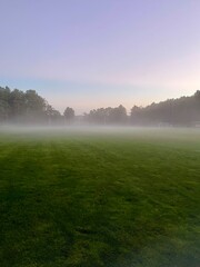 Background of soccer field with fog © Ivi - Powerlightss