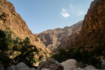 Wadi Shaab, nature of Oman
