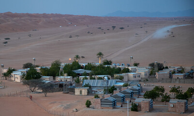 Samaal wasil desert camp, Oman