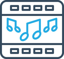 Audio Track Vector Icon

