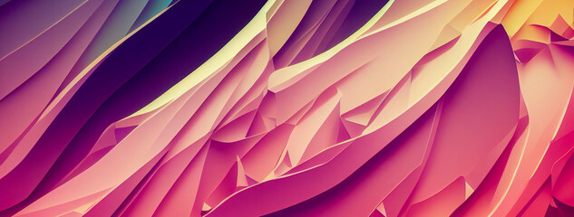 panorama abstract gradient colorful background wallpaper 10 generative ai illustration