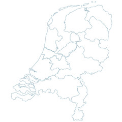 Map of Netherland