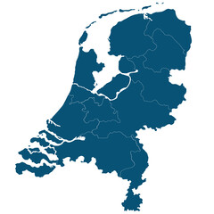 Obraz premium Map of Netherland