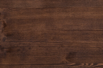 Table top view. Brown wood texture. Grunge dark textured wooden background. The surface of brown...