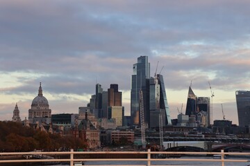 Fototapeta na wymiar CIty of London skyline