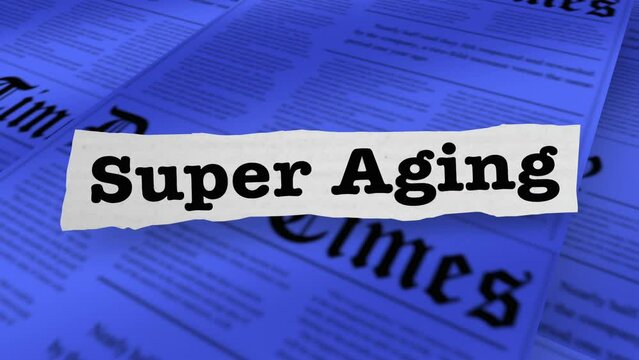 Super Agers News Headlines Aging Maintain Brain Health Youth 3d Animation