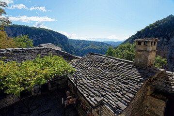 Fototapeta na wymiar Griechenland - Zagori - Monodendri - Kloster von Agia Paraskevi