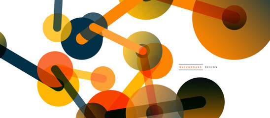 Network concept abstract background. Dots connection. Big data idea. Business template for wallpaper, banner, background or landing