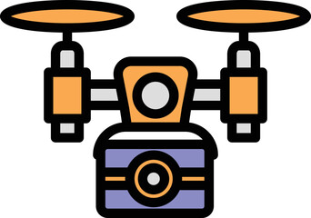 Drone Camera Vector Icon
