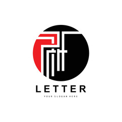 T Letter Logo, Modern Letter Style Vector, Design Suitable For Product Brands With T Letter