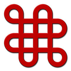 Obraz premium Chinese Knot Symbol.