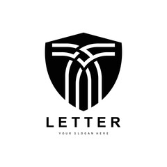 T Letter Logo, Modern Letter Style Vector, Design Suitable For Product Brands With T Letter
