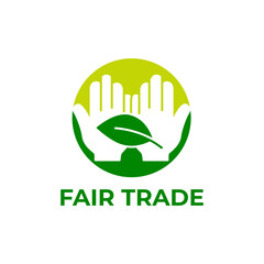 Fair Trade logo. Flat sign element from eco friendly product collection. Creative Fair Trade icon for web design, templates, infographics and more