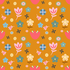 Seamless floral pattern b7
