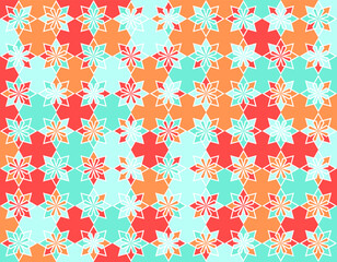 Beautiful and colorful vector pattern. Seamless vector pattern. Textile and fabric pattern. Simple and Stylish pattern.