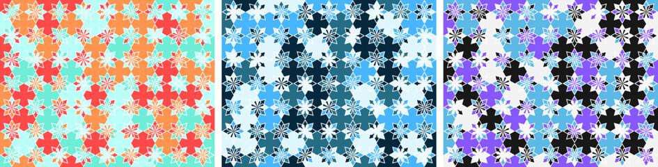 Beautiful and colorful vector pattern. Seamless vector pattern. Textile and fabric pattern. Simple and Stylish pattern.