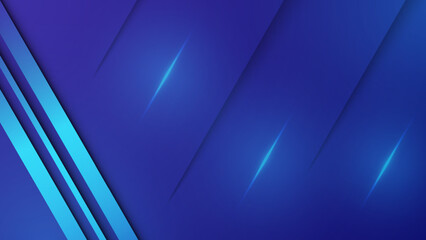 Modern abstract dark blue background. Diagonal stripes with shadow background.h