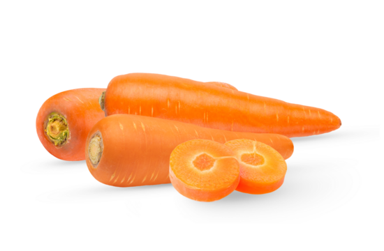 Carrot isolated on trransparent png