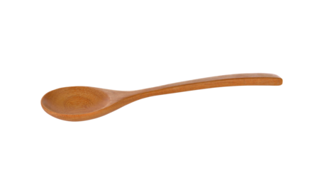 wooden spoon isolated on transparent png
