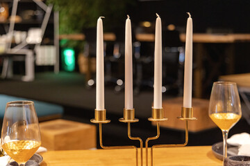 Four Candles Holder