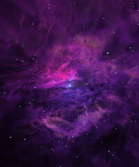 starry night sky purple space background