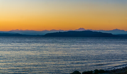 Puget Sound Mountain Sunset 2