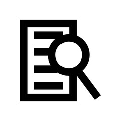 Text Searching Vector Icon