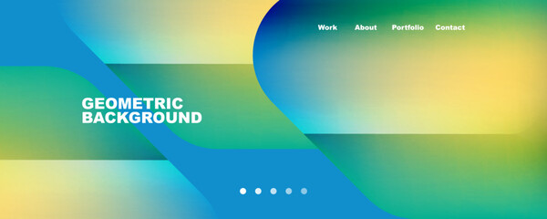 Geometric fluid shapes with liquid colors abstract background. Vector Illustration For Wallpaper, Banner, Background, Card, Book Illustration, landing page