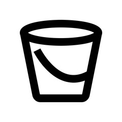 Bucket Vector Icon